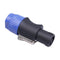 10pcs NL4FC Speaker Connectors 4 Pin Male Audio Speakon Ohm Plug (10x Blue)