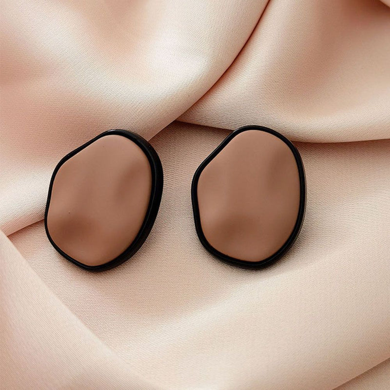 Women Round Women Gift Enamel Earring Geometric Stud Earrings Earrings Jewelry