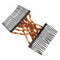 Elastic Magic DIY Double Clip Headband Bun Hair Combs Metal Hairpins Beads Comb