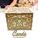 DIY Hollow Wooden Greeting Card Box Wedding Reception Supplies (JMO1774) Newly