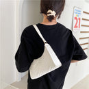 Women Solid Color Shoulder Underarm Bag Fashion Ladies Small PU Hobos Handbags