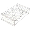 For Testing Tubes 24 Holes Test Tube Rack Holder Storage Plastic Lab. hot.