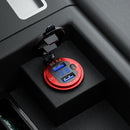 L4 Car Dual USB Charger QC3.0 USB Power Outlet w/ Voltmeter + Switch (Red) Newly