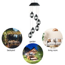 Solar Lanterns Wind Chime, Color Changing LED Light Wind Bell for Outdoor Newly