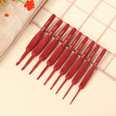 9pcs Ergonomic Aluminum Hook Hook 2.0-6.0mm Yarn Knitting Needles Set for Mom