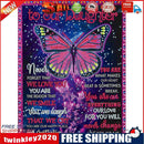 Butterfly English DIY Diamond Painting Special Shaped Pictures Home Decor