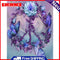 DIY Painting By Numbers Kit Butterfly Flower Oil Coloring Acrylic Manual Artwork