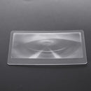 Everpert 5 Pieces 3X Credit Card Shape Magnifiers Clear Magnifier Fresnel Lens