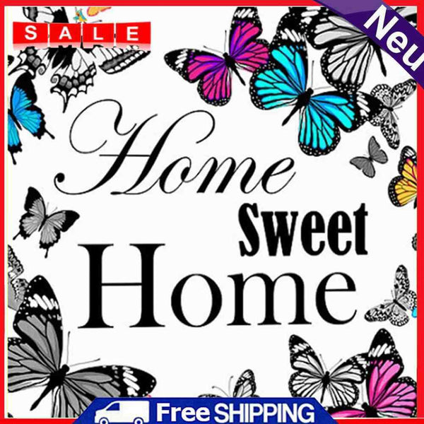 5D DIY Full Drill Diamond Painting Butterfly Home Cross Stitch Embroidery Mosaic
