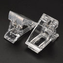 Ecotrump 10pcs Quick Build Plastic Nailtips Clip for Finger Lift