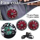 Jacket Cooling Fan Coat Air Conditioned for Men USB Summer Work Clothes Fan`