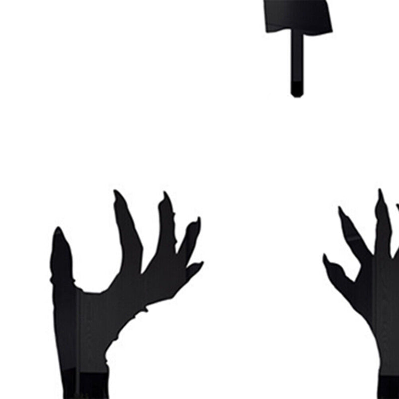 Halloween Acrylic Plugin Home Decor Ghost Hand for Terraces Backyards Sidewalks