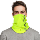 Outdoor Winter Warm Fleece Neck Scarf Reflective Skiing Neck Cover (Green)