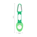 Sports Outdoor Rubber Kettle Buckle Carabiner Water Bottle Holder (Green)