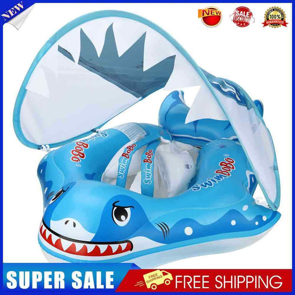 #A Sunscreen Swimming Ring Cute Inflatable Kids Safety Water Toys Float Swim Cir
