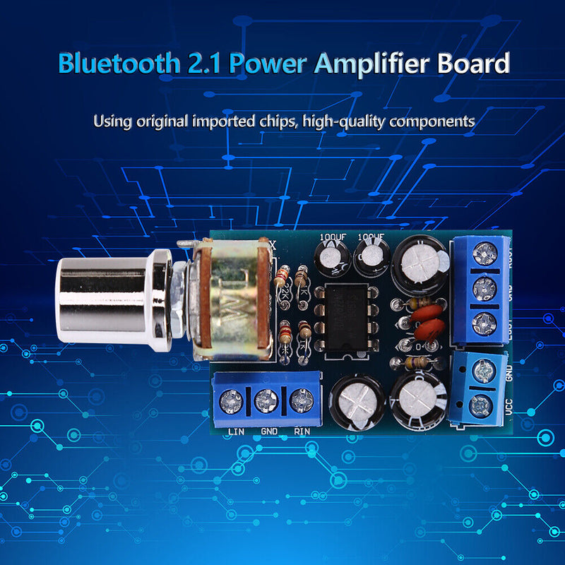 TDA2822M 2.0-Channel Stereo Digital Audio Power Amplifier Board Module 2x1.5W