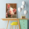 40x50cm Pig Painting By Numbers DIY Canvas Wall Picture Hand Painted Home Dec