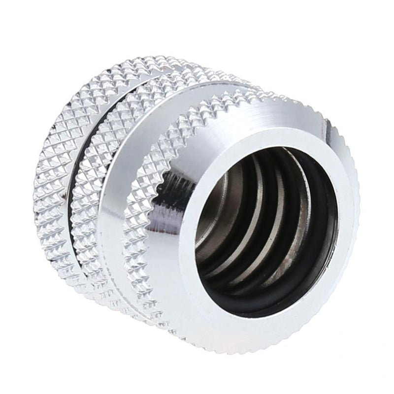 G1/4 14mm OD 4 Laps Hard Tube Quick Fitting Connector for PC Water Cooling