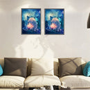 5D DIY Diamond Painting Cat Flower Cross Stitch Embroidery Rhinestones Kits