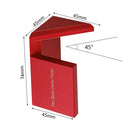 Aluminum Alloy Pen Blank Center Finder Woodworking 45 Degree Line Caliber Rul