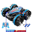 #A Waterproof Amphibious Remote Control Stunt Car 2.4GHz 4WD Off-Road RC Vehicle