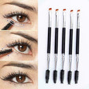 Eyebrow Brush Dualended Brow Eyeliner Angled Cut 2020 BEST L1C0 Spoolie S2P7