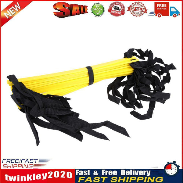 Nylon Straps Agility Ladder Football Speed Training Stairs (6m 12-Rung) Newly