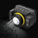 Zoom Glare Headlamp XPG+LED Glare Headlight Fishing Head Lamp USB Charging