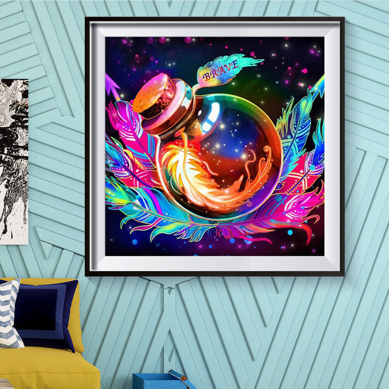 5D DIY Diamond Painting Crystal Ball Full Round Drill Mosaic Art Picture Decor