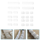 24pcs 6/8/24 Pin Cable Comb for 3.0-3.6mm PC Power Cables Wiring (White) Newly