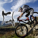 1 Pair Aluminum Bicycle Brake Levers Mountain Bike Brake Handles(Black) Newly