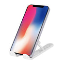 Foldable Tablet Holder Height Adjustable Smart Phone Cooling Stand (White) Newly