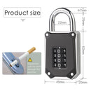 Hardware Accessories 4 Digit Security Padlock Door Padlock Gym Combination Lock