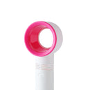 Portable Bladeless Fan Handheld Desktop Summer Travel Mini Cooler (White)