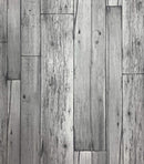 15.7 x 236 Distressed Wood Peel and Stick Wallpaper Faux Wood Cabinet Wall