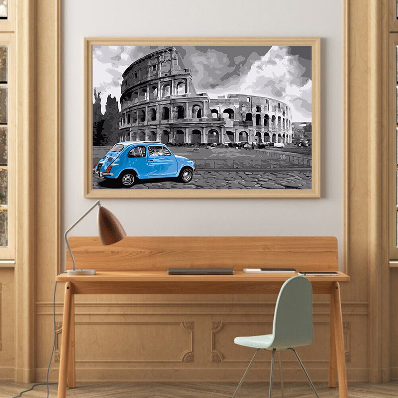 Colosseum 50x40cm Oil Paint By Numbers Picture DIY Painting SXD216045