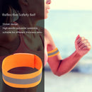 Night Reflective Safety Belt Outdoor Arm Strap Luminous Arm Band (Orange) Newly