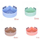 nail Plastic Shampoo Organizer Bathroom Shelf Shower Holder Corner Storage Rack