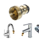 Quick Connect Kitchen Sink Hose Connector Brass Thread All-copper Adapter