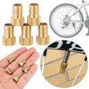 Brass Bike Parts Presta to Schrader Pump Connector Bike Valve Converter Adapter