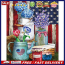 Flower Oil Paint By Numbers DIY Handpainted on Canvas Wall Art Picture Unframed