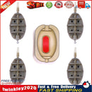 Inline Method Carp Fishing Feeder 4 Feeders Mould Set(15g/20g/25g/35g) Newly