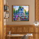 5D DIY Diamond Painting Kits Full Square Drill Garden Villa Mosaic Wall Pictu