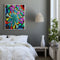 Mandala Flower Canvas Paint By Numbers Oil Hand Painted Drawing Kit Home Decor