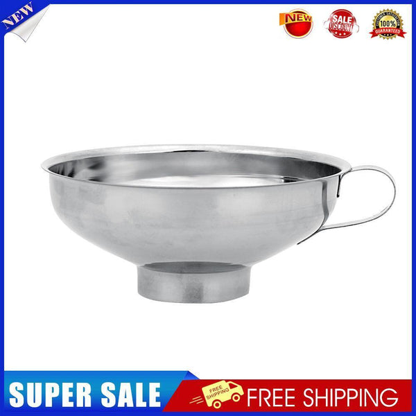 Stainless Steel Wide Mouth Canning Funnel Hopper Filter Kitchen Tools