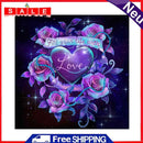 Full Drill Round Diamond Painting Art Abstract Love Mosaic Drawing Picture Kit