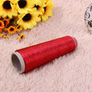 Glitter Stitch Yarn Sewing Thread Woven Embroidery Knitting Silk Line(Red)