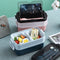 Lunch Bento Box Microwave Heating Split Double Layer Food Storage (Blue) Newly
