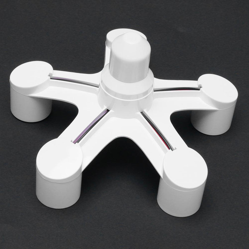 3 in 1/4 in 1/5 in 1 E27 to E27 Base Socket Splitter LED Light Lamp Bulb(C)