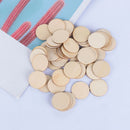 Blank Handmade Wood DIY Crafts Wooden Slice Round Wood Pieces Home Ornaments